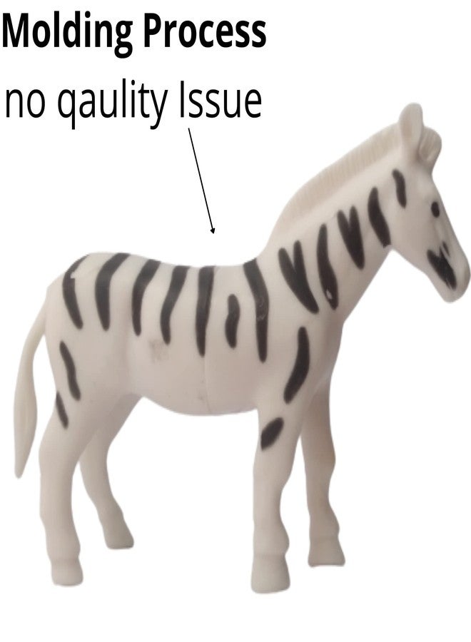 Mallexo مجموعة حيوانات سفاري من ماليكسو - 6 قطع من ألعاب حيوانات الحياة البرية متعددة الألوان للأطفال (مجموعة حيوانات الغابة المختلفة) - Image 3